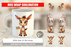 2026 Year of the Horse Mug Wrap Product Image 1