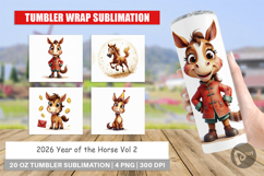 2026 Year of the Horse Tumbler Product Image 1