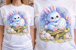 Easter bunny with turtle Product Image 1