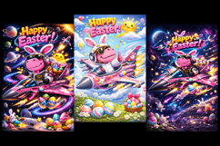 Easter Dino png Product Image 1