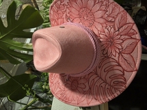 Flowers and Leaves Hat Burning Design - For Pyrography Product Image 4