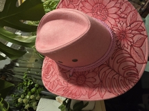 Flowers and Leaves Hat Burning Design - For Pyrography Product Image 5