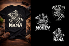 Skeleton Cowboy Riding Horse PNG Bundle Product Image 1