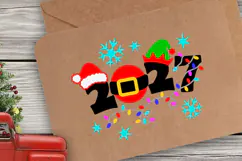 2027 sign Holidays sign Merry Christmas svg Happy New Year Product Image 2