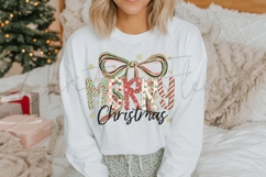 White Christmas Sweatshirt Mockup Product Image 2