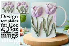 Blossom Elegance: Sublimation 11oz/15oz Mug Product Image 1