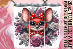 JOYFUL GIFT 20oz TUMBLER WRAP, Cute Animals Product Image 1