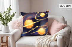 Happy New Year PNG Pillow, Festive New Year&#039;s Eve 2026 PNG Product Image 1