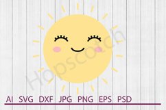 Sun SVG, DXF File, Cuttable File Product Image 1