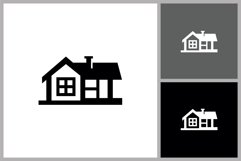 Simple House Silhouette Icon Product Image 1