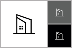 Modern House Outline Logo Product Image 1