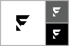 Modern Letter F Logo Icon Product Image 1