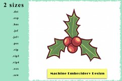 Meet Me Under the Mistletoe - Machine Embroidery Design Product Image 1