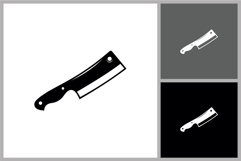 Cleaver Knife Butcher Icon Product Image 1