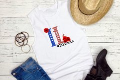 USA sublimation. State abbreviation Product Image 3