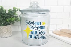 Silent Night Holy Night SVG Cut File - Christmas SVG File Product Image 9