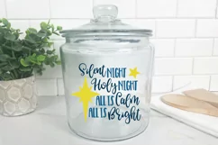 Silent Night Holy Night SVG Cut File - Christmas SVG File Product Image 9