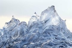 Majestic ice formations at twilight Product Image 1