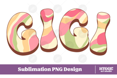 gigi Png Retro Retro Mother&#039;s Day Mom Sublimation Product Image 1