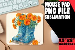 Blossoming Mousepad Flower Sublimation Print PNG Product Image 1