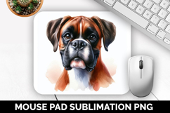 Dog Mouse Pad, Cute Animal Mouse Pad PNG, Animal Lover Gift Product Image 1