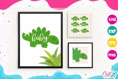Dinosaur Family svg, Papa dinosaur, Baby dinosaur Product Image 4