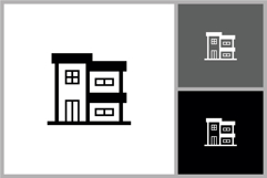 Modern Apartment Building Icon Product Image 1