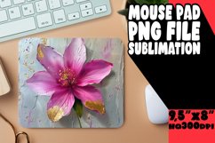 Blossom Burst: 3D Mouse Pad Designs PNG Product Image 1