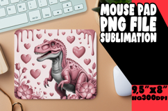 Playful Mouse Pad Designs for Gifts, Cute Dino Product Image 1
