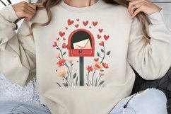 Cute Watercolor Valentines Day Clipart PNG Product Image 1