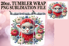 PRESENT OF LAUGHTER 20oz TUMBLER WRAP, Cute Animals Product Image 1