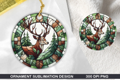 Animals Stained Glass Ornament Bundle, 30 High-Quality PNG Product Image 18