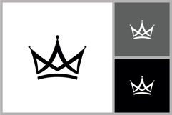Crown Logo Icon for Modern Royal Brand Product Image 1