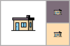 Simple Flat House Icon Product Image 1