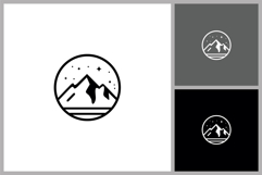 Circular Mountain Adventure Logo Product Image 1