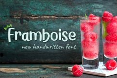 Web Font Framboise Product Image 1