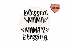 Mommy and me SVG | Mom svg | mom life svg | mama svg Product Image 2