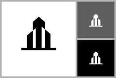 Abstract Skyscraper Building Logo Product Image 1