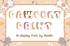 Pawfect Print - Display Font Product Image 1