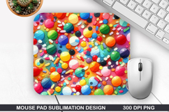 Mouse Pad Sublimation, Summer Mouse Pad PNG Design Product Image 1