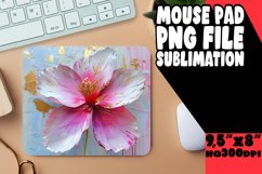 Blooming Beauty: Sublimated Mouse Pad Designs Design PNG Product Image 1