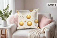 Happy New Year PNG Pillow, Festive New Year&#039;s Eve 2026 PNG Product Image 1