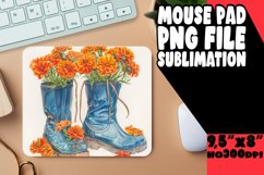 Playful Watercolor Mousepad Sublimation PNG Product Image 1