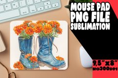 Playful Watercolor Mousepad Sublimation PNG Product Image 1