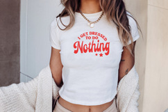 Y2K Sassy Girl Baby Tee Quote - Bratcore | Do Nothing Product Image 3