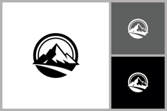 Circular Mountain Adventure Logo Product Image 1