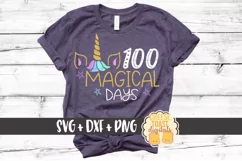 100 Magical Days - 100th Day of School SVG PNG DXF Cut Files Product Image 1