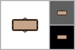 Vintage Western Signboard Banner Vector Template Product Image 1