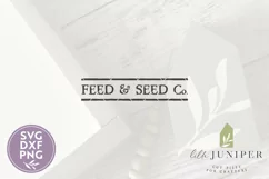 Farmhouse SVG, Feed and Seed SVG, Vintage Farm Sign SVG Product Image 2
