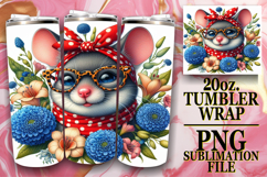 RADIANT ADVENTURE 20oz TUMBLER WRAP, Cute Animals Product Image 1